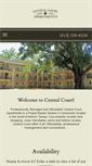Mobile Screenshot of centralcourtapts.com